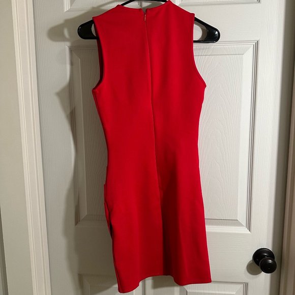 Lulu's Red Wrap Dress NWT - Picture 4 of 5